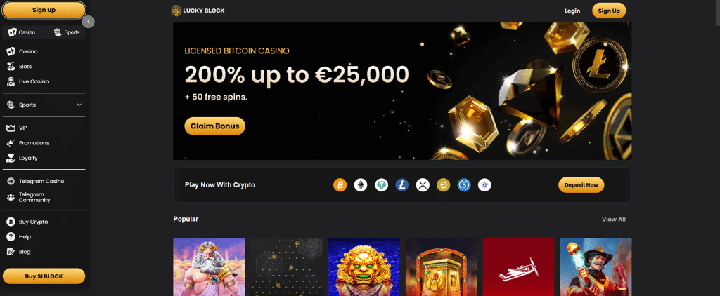 Lucky Block - Indiana betting sites