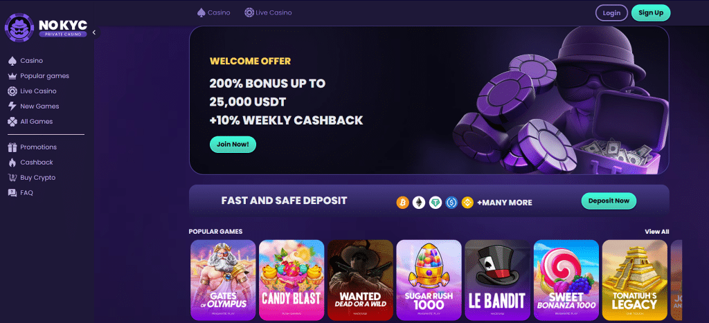 NoKYC Casino - Indiana betting sites
